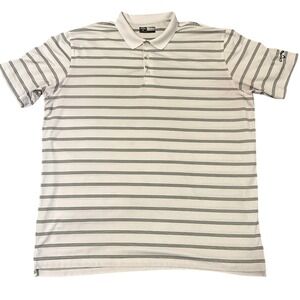 Callaway XXL Golf Polo Shirt Opti-Dri Striped Short Sleeve‎ Athletic Mens